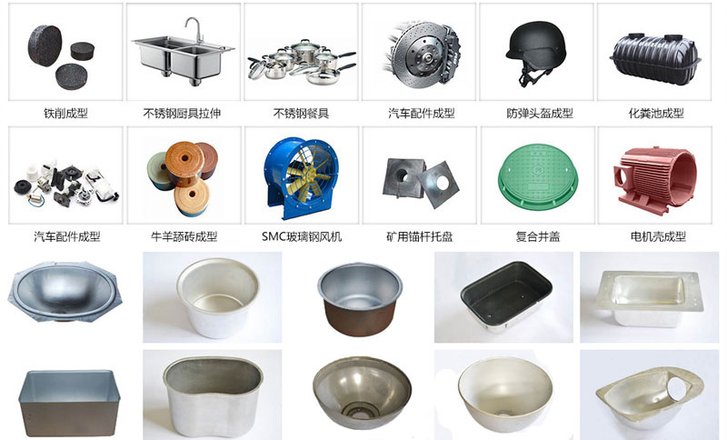1500噸四柱(zhù)液壓機應用