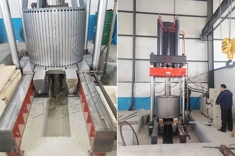 250噸電機(jī)定子轉子(zǐ)壓裝(zhuāng)機